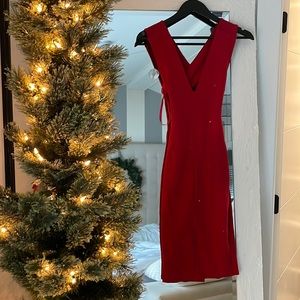 Never worn women’s sexy red dress